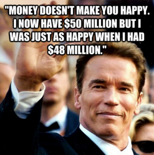 Geld maakt niet gelukkig